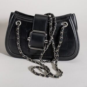 Elegant Black Chain Strap Women's Bag